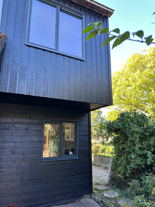 Houten gevelbekleding